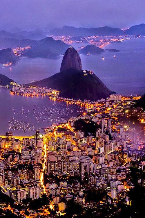 a cidade do rio de janeiro iluminada nesse wallpaper para celular