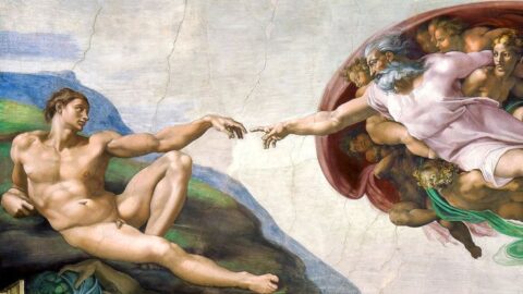 Michelangelo pintura renascentista para wallpaper de pc
