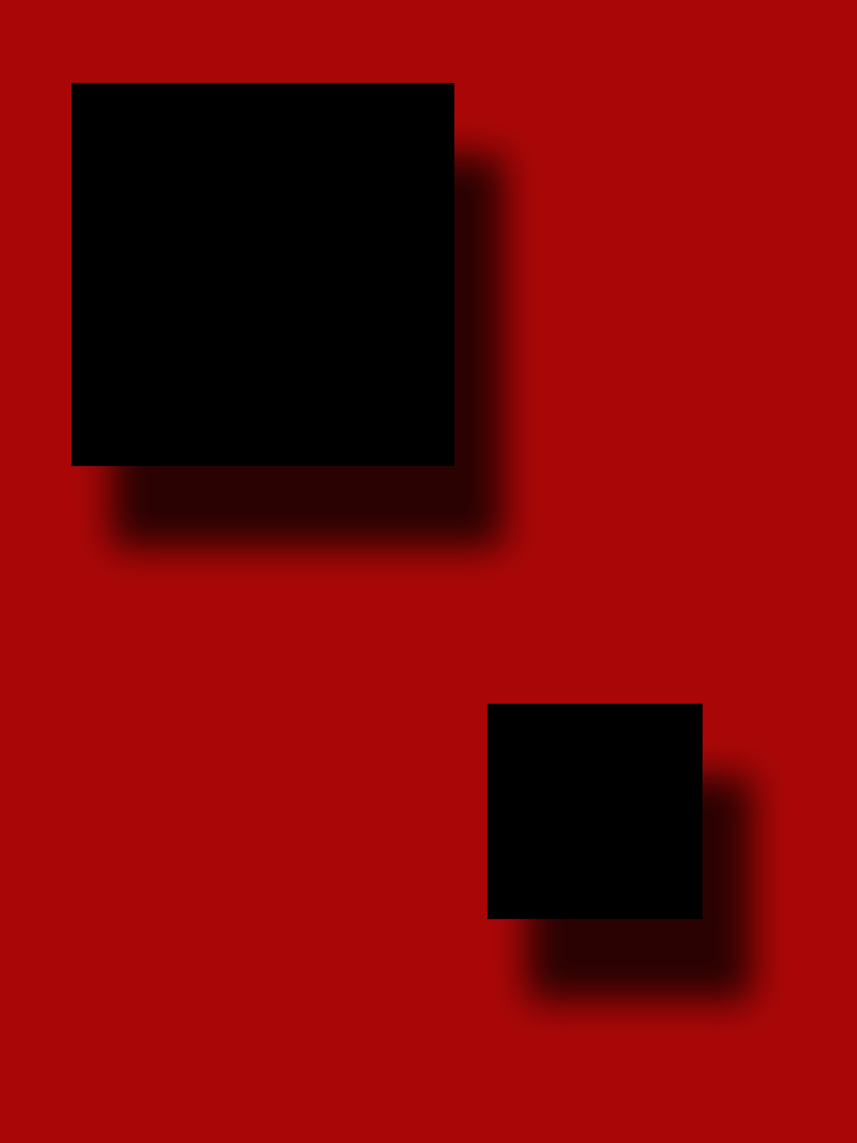 fundo de tela para celular vermelho com dois cubos pretos