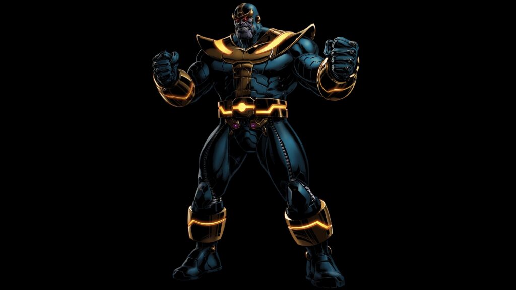 fundo preto para pc com o Thanos em destaque