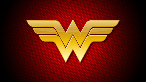 O icônico logo da Mulher-Maravilha, um símbolo de poder e justiça, em alta resolução para pc