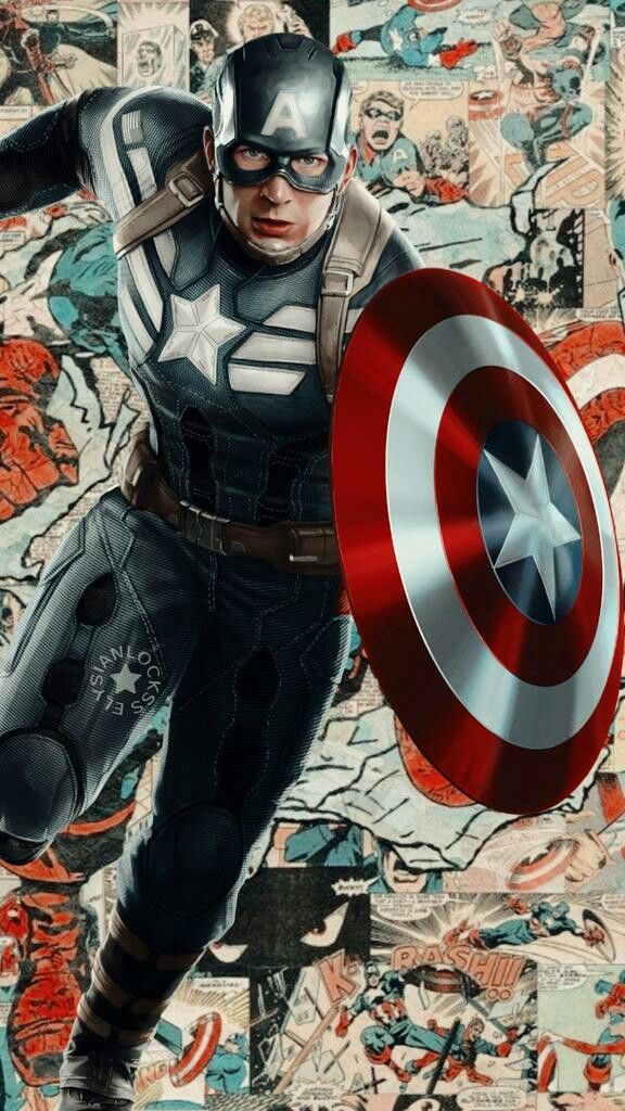 O líder dos Vingadores em alta definição: Capitão América 4K wallpaper para celular