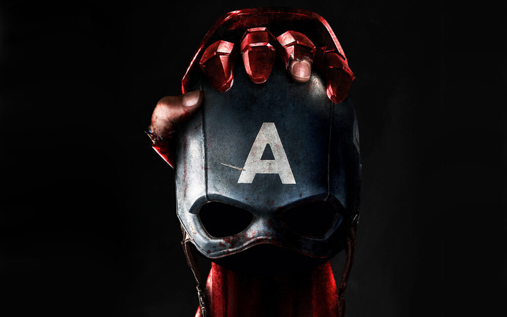 wallpaper para pc da mascara do capitao america