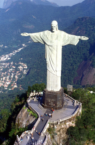 wallpaper para celular do rio de janeiro com vista incrível do cristo redentor