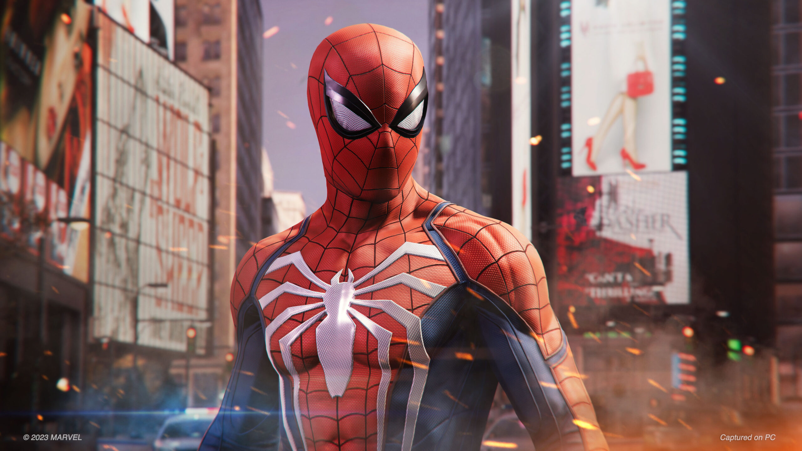 homem aranha wallpaper com a cidade de fundo