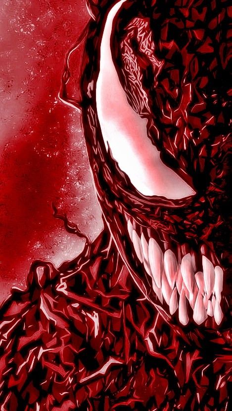 wallpaper vermelho para celular do venom