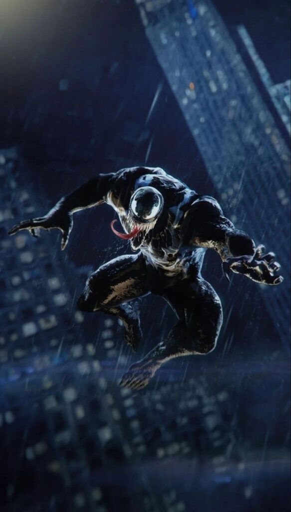 imagem de fundo de tela de celular do vilão venom