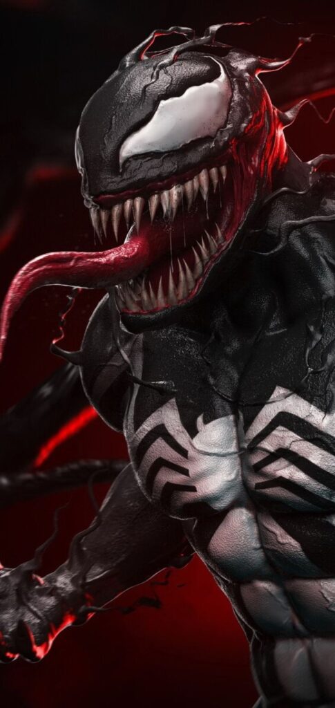 imagem do vilão venom para wallpaper de celular