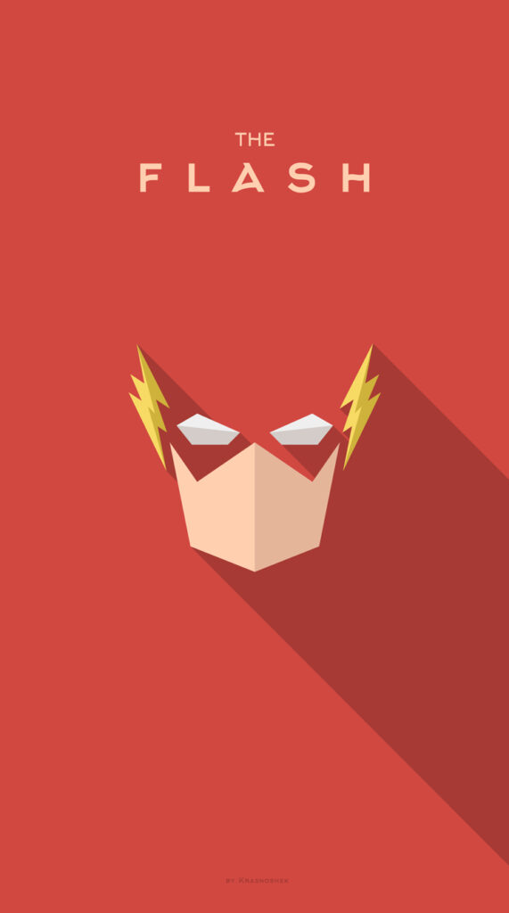 wallpaper vermelho do the flash para celular