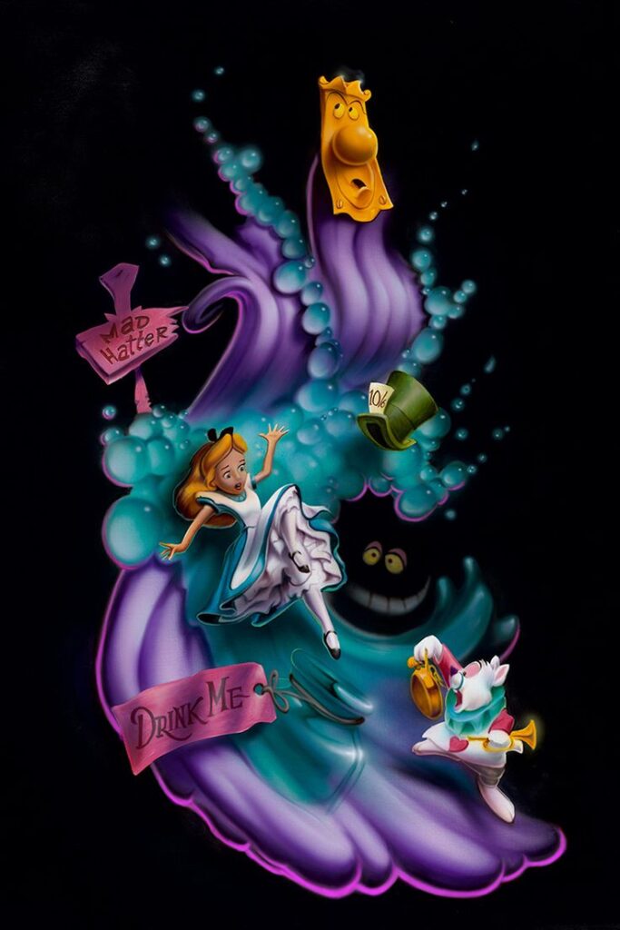 lindo fundo d e tela para celular de alice no pais das maravilhas