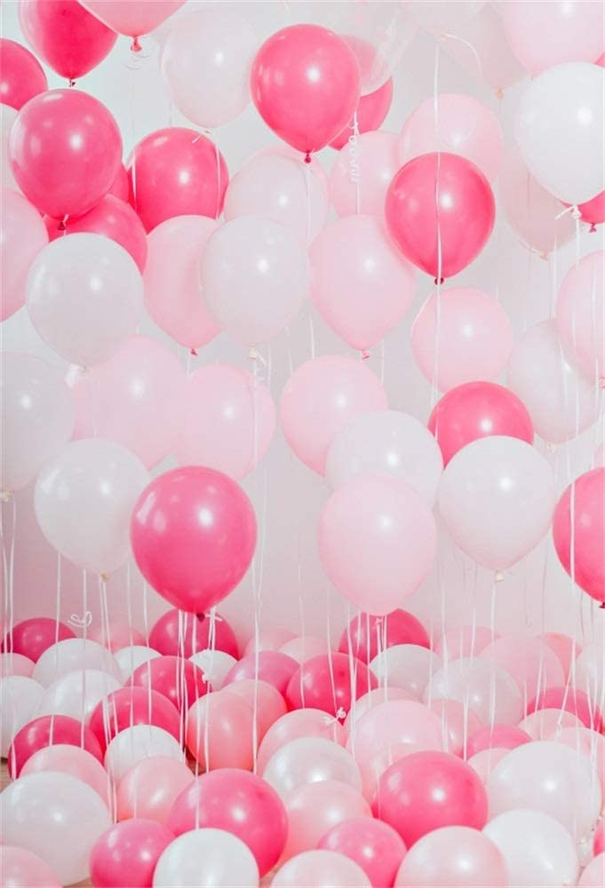 balões rosas para wallpaper de celular