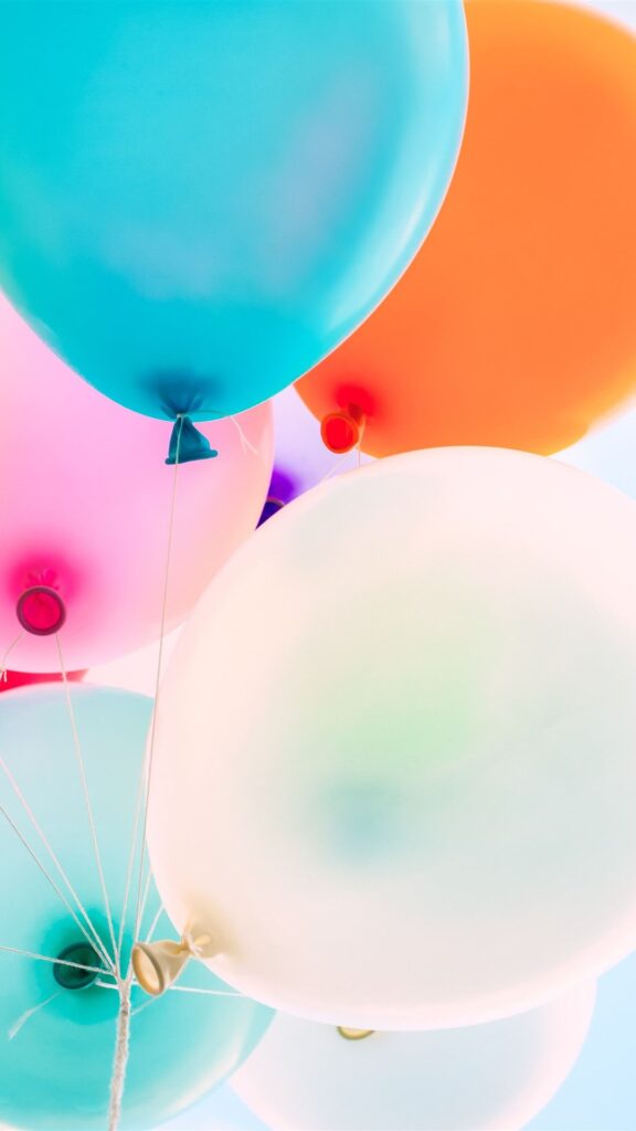 papel de parede para celular de balões em lindas cores