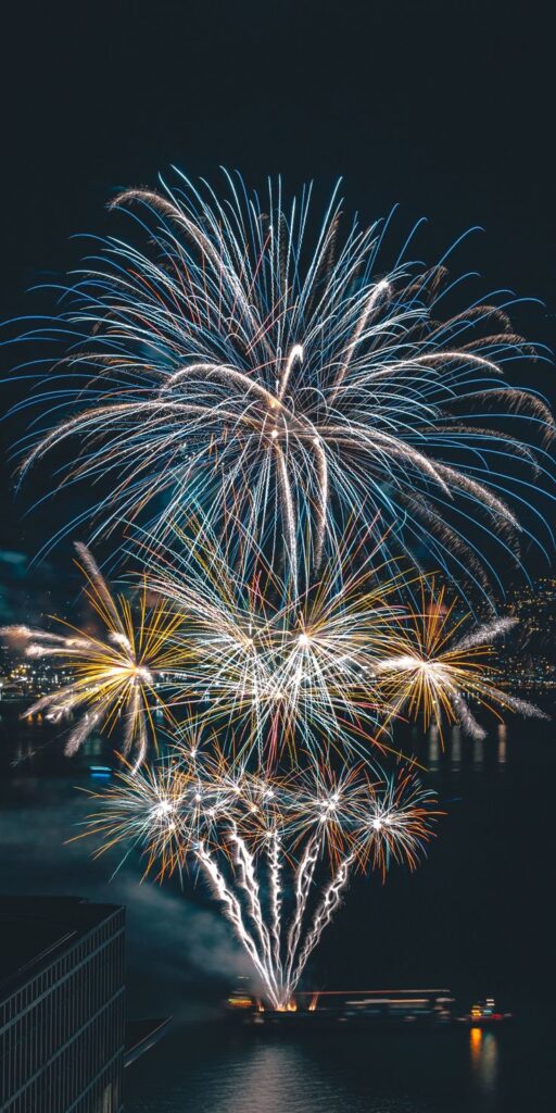 imagem de fundo de tela para celular com lindo fogos de artifício