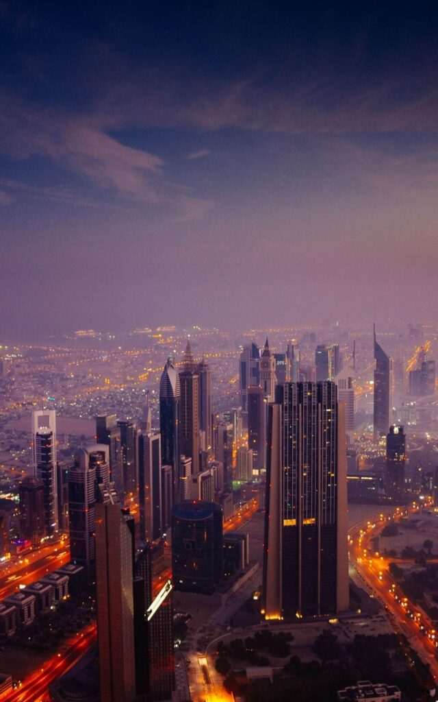 incrível cidade de Dubai nesse wallpaper para celular
