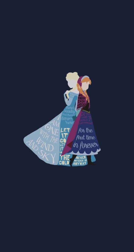 fundo de tela para celular da Ana e da Elsa