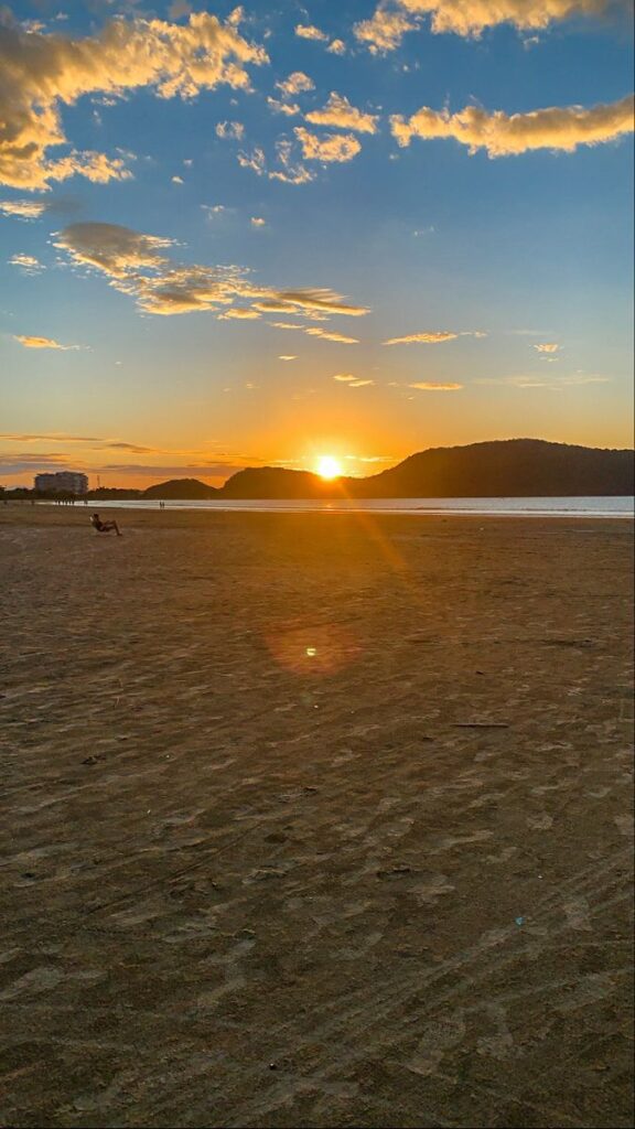 encantador wallpaper para celular de por do sol na praia