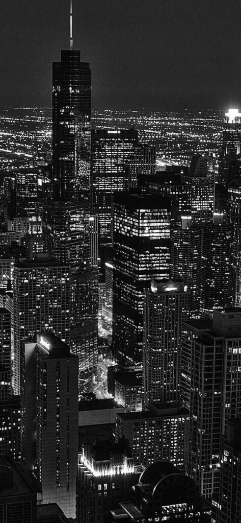 fundo de tela para celular de cidade em preto e branco 