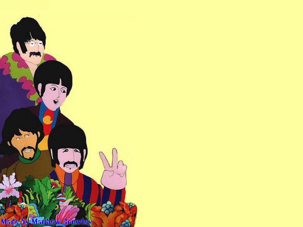 lindo wallpaper dos Beatles para pc