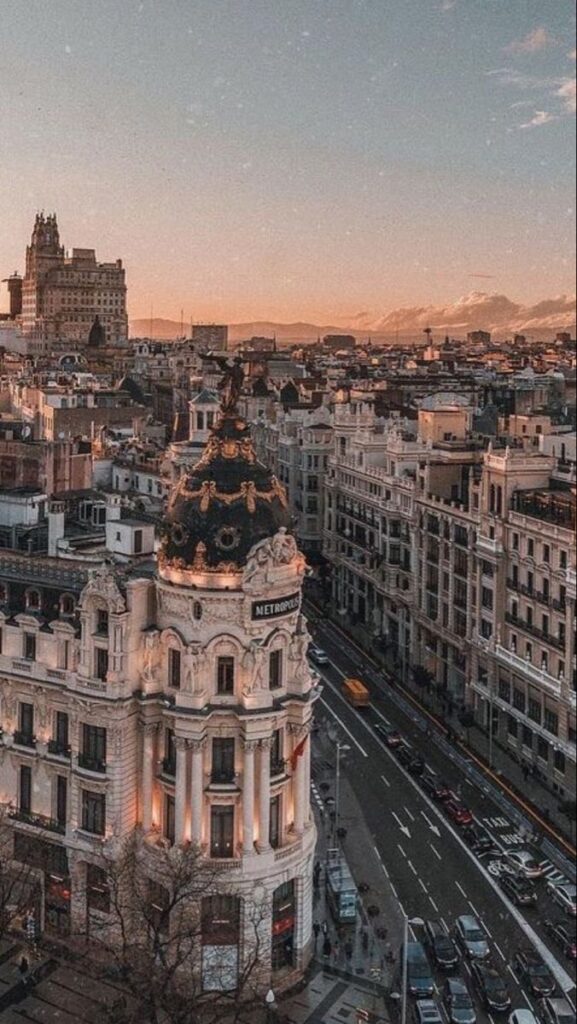 lindo fundo de tela para celular com visão maravilhosa da Espanha