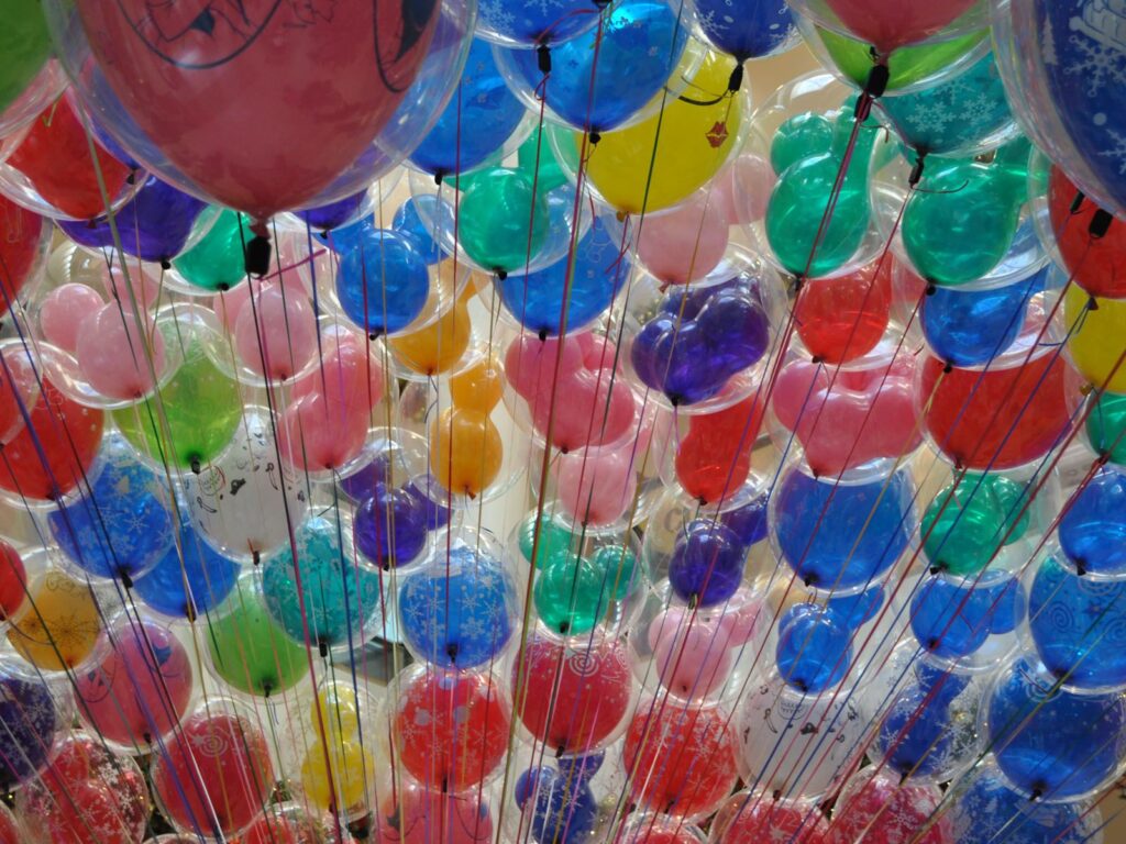 fundo de tela para pc de balões