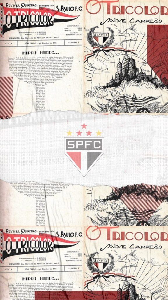 lindo e criativo wallpaper para celular de são paulo fc