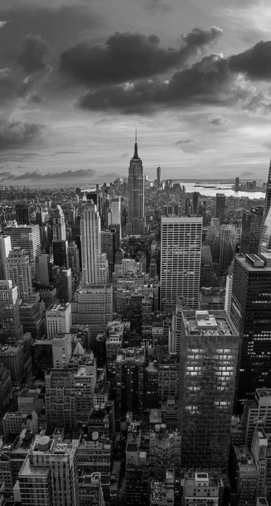 fundo de tela para celular de uma linda cidade em preto e branco
