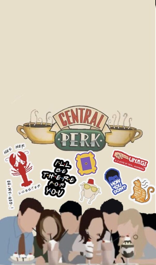 wallpaper para celular de friends tema central perk