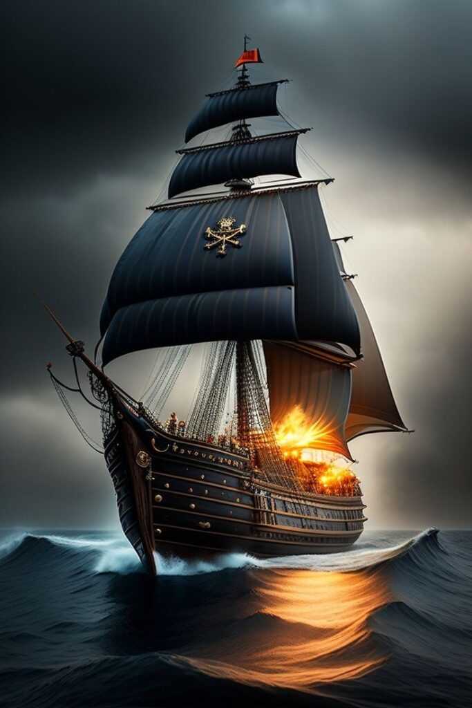 incrível barco pirata para celular