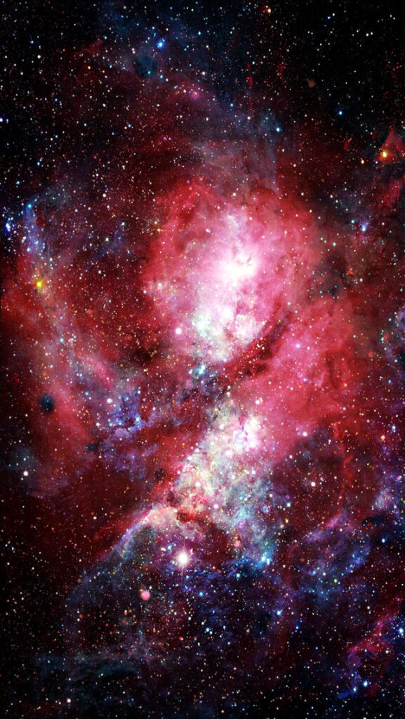 incrível wallpaper de nebulosa para celular