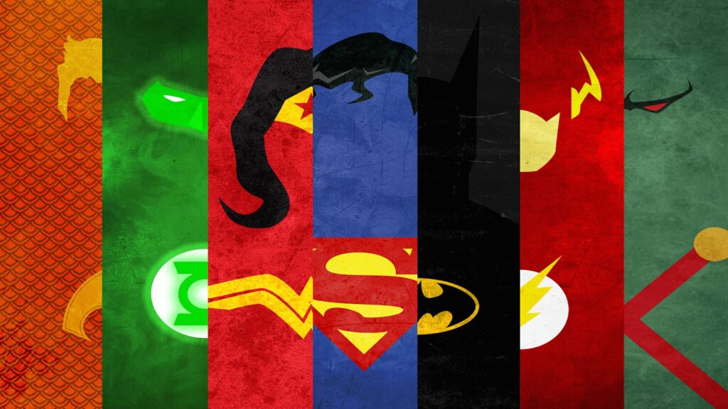 lindo wallpaper para pc da liga justiça