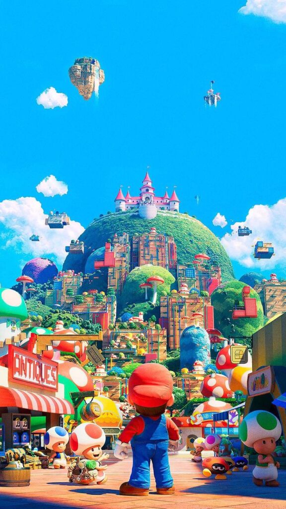 incrível wallpaper do Mario bros para celular