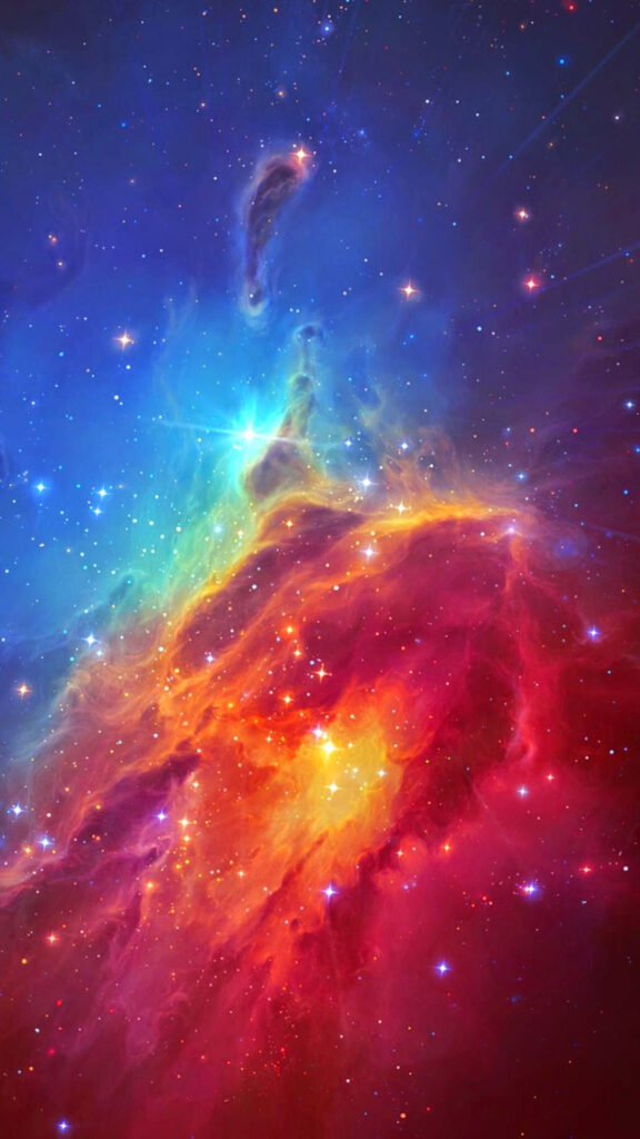 colorido wallpaper para celular de nebulosa