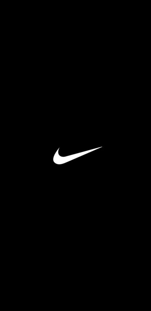 wallpaper preto para celular da Nike