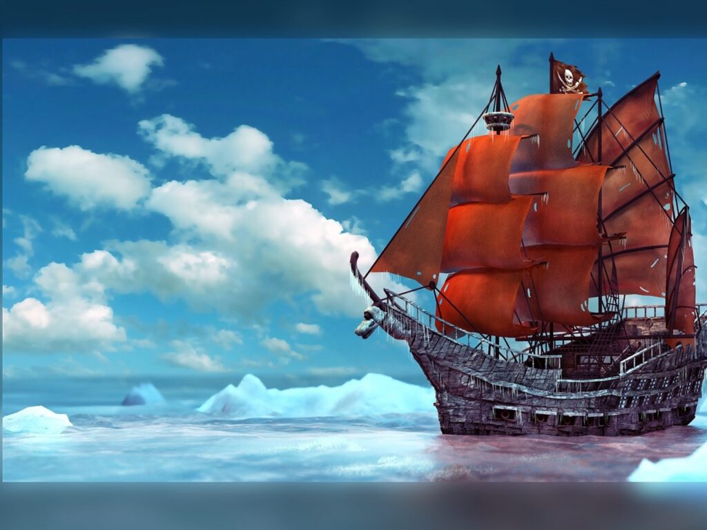 lindo wallpaper de barco pirata para pc