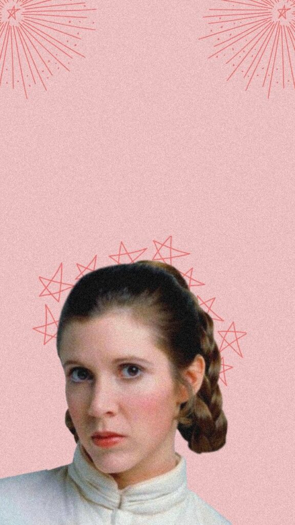 maravilhoso wallpaper para celular da princesa leia