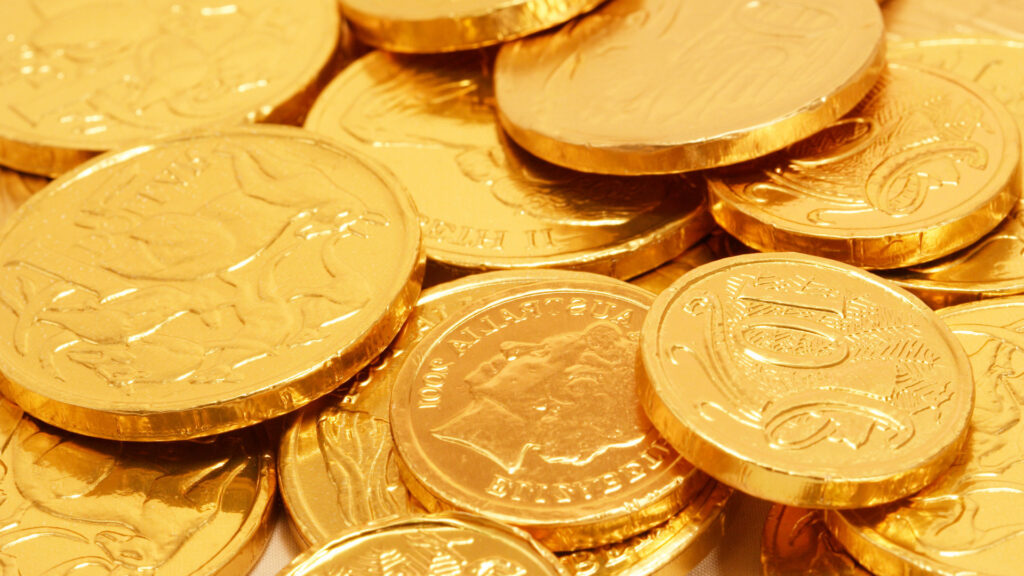 moedas de ouro para wallpaper de pc
