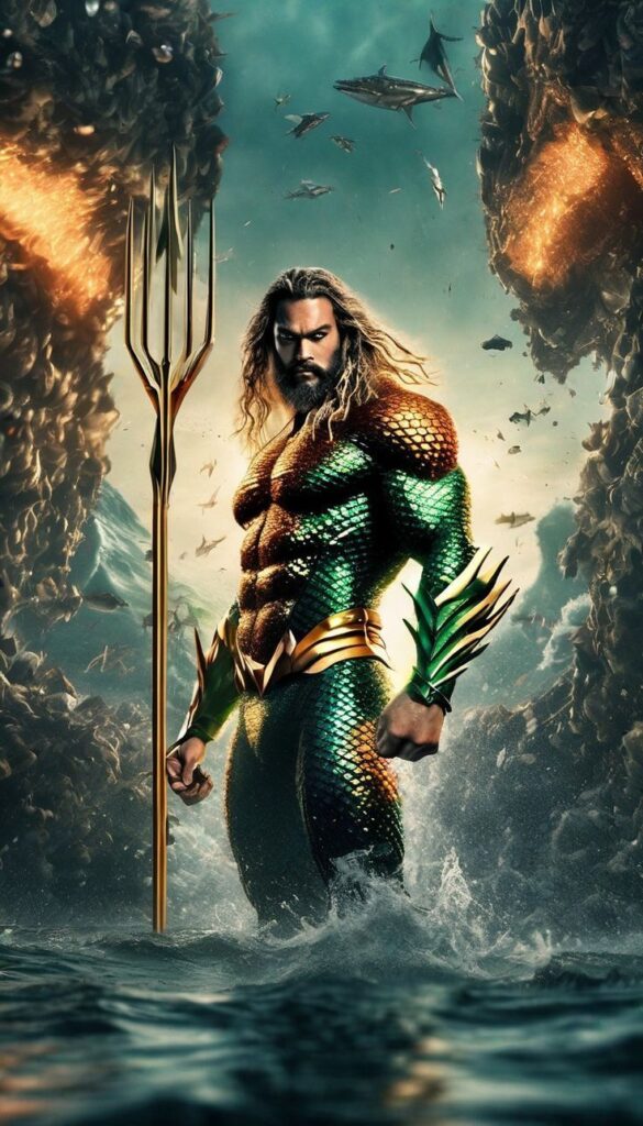 papel de parede para celular do aquaman