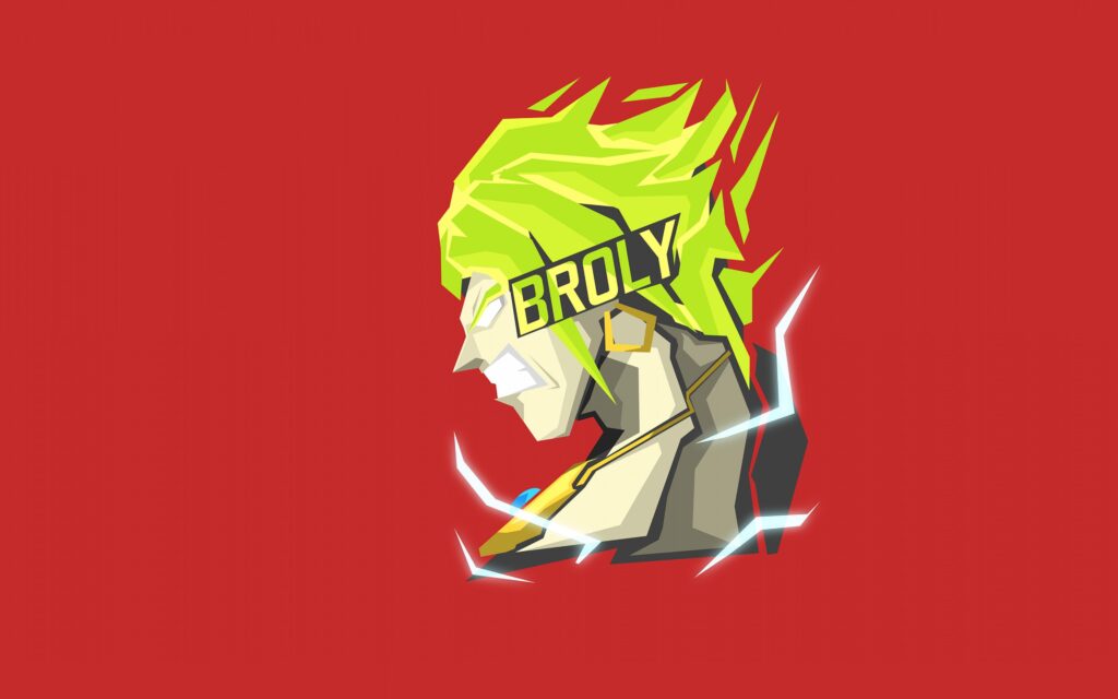 Imagem de fundo 4k do Broly Dragon Ball para desktop