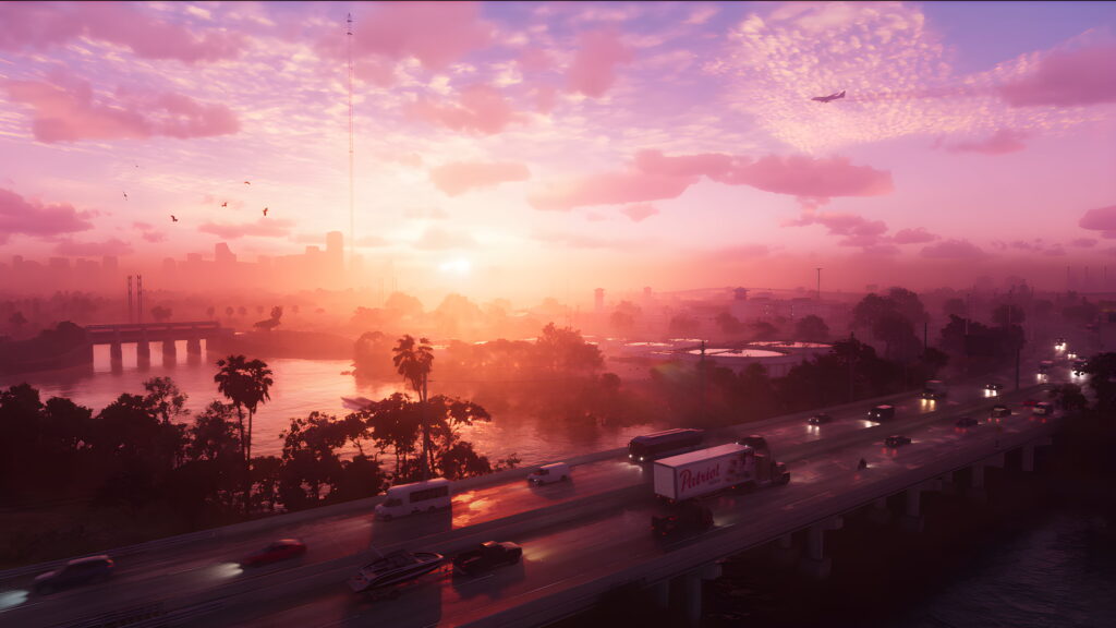 Imagem de uma cidade do GTA 6