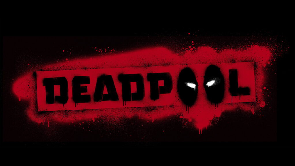papel de parede do nome Deadpool escrito