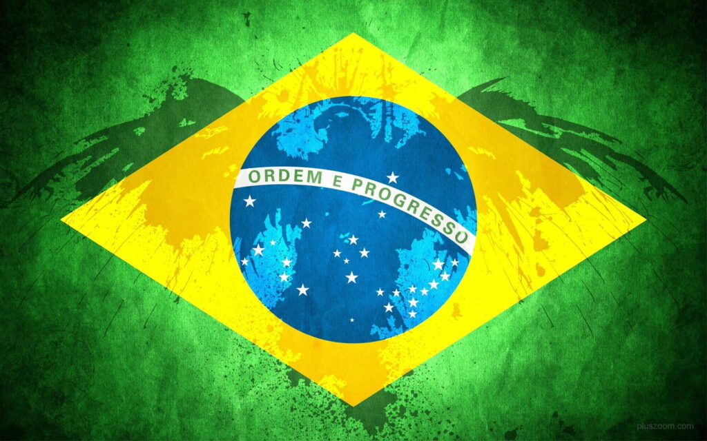 Brasil Bandeira PC Wallpaper 4k