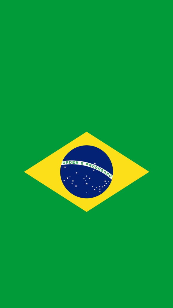 Celular Wallpaper Bandeira do Brasil em 4k