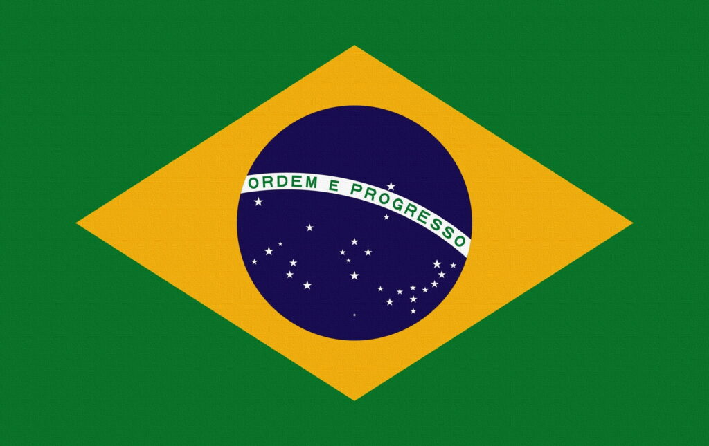 Fundo de Tela PC 4k com a Bandeira do Brasil