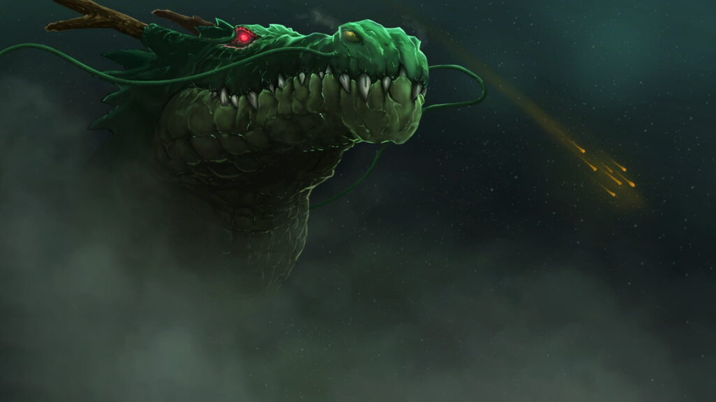 Imagem de fundo 4k Shenlong Dragon Ball para desktop