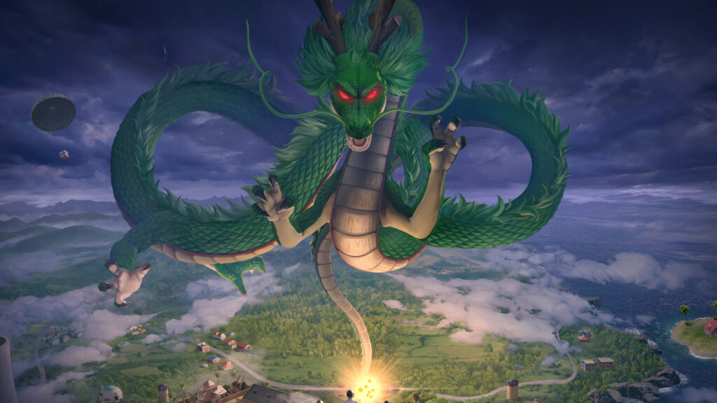 Imagem de tela inicial 4k Shenlong Dragon Ball para desktop