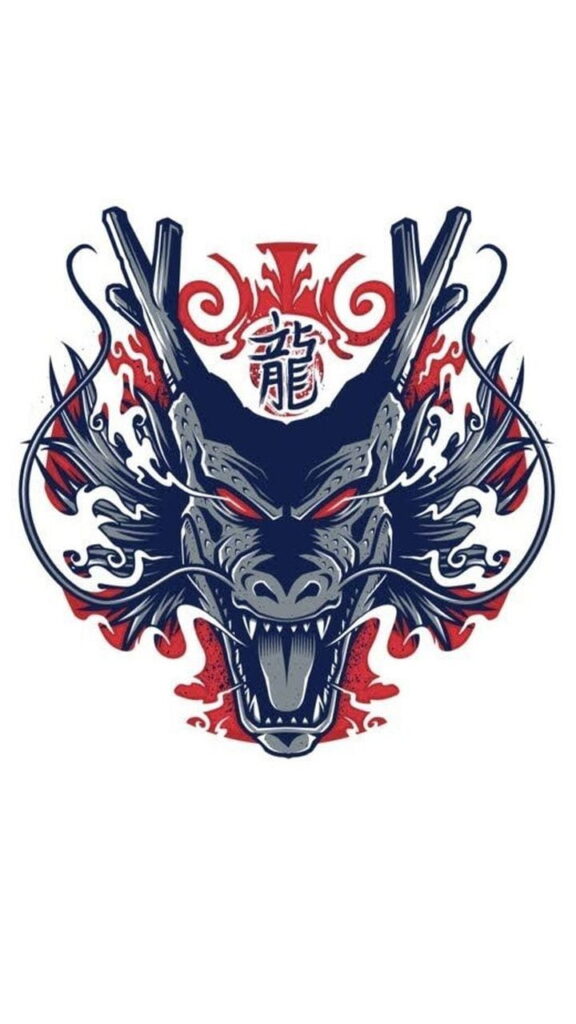 Imagem de tela inicial 4k Shenlong Dragon Ball para smartphone