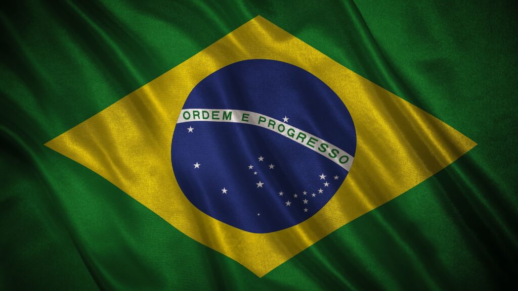 PC Wallpaper 4k com a Bandeira Nacional do Brasil