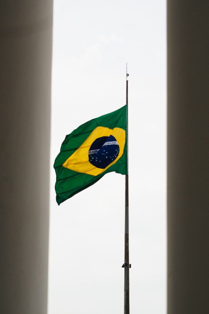 Papel de Parede 4k para Celular com a Bandeira do Brasil