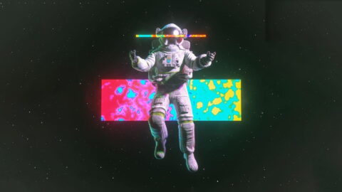 Imagem de fundo de astronauta em 4k para desktop