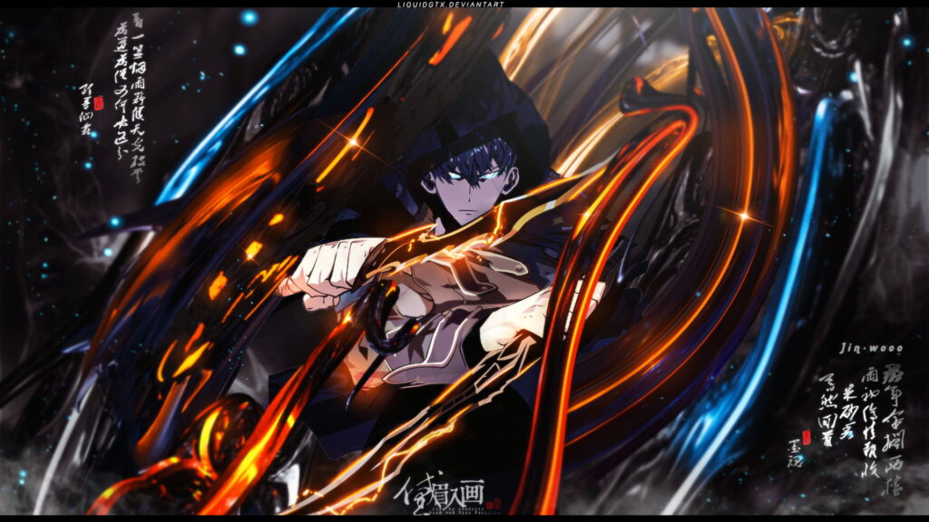Imagem de fundo em alta resolução para desktop do anime Solo Leveling
